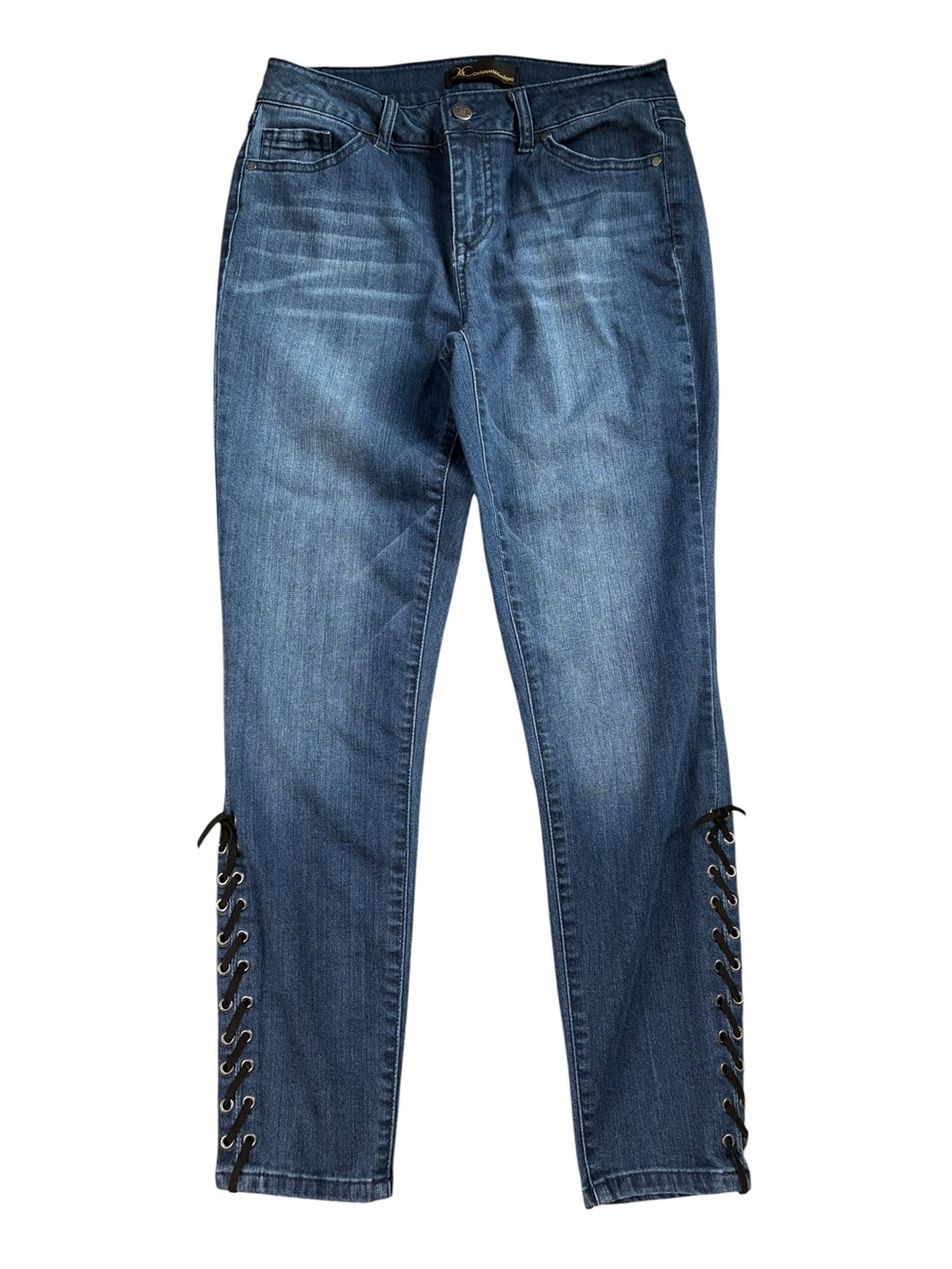 Catherine Malandrino Tie Ankle Slim Leg Jeans.  Size 4
